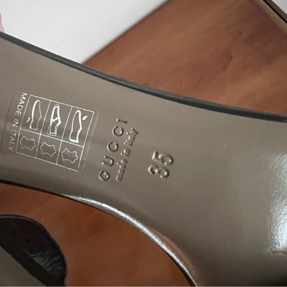 Gucci Ursula Horsebit Ankle Strap Heeled Sandals - Picture 8 of 9